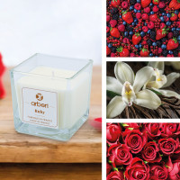 Coffret bougie et diffuseur parfum d'ambiance Ruby - ARBERI