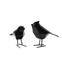 LOT 2 OISEAUX NOIR ORIGAMI