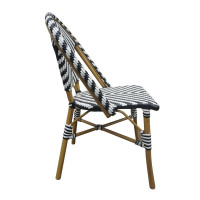 Chaises style parisien en rotin