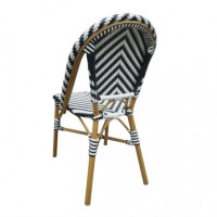 Chaises style parisien en rotin