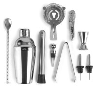 ENSEMBLE COCKTAIL 10 PIECES INOX