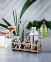 ENSEMBLE COCKTAIL 10 PIECES INOX