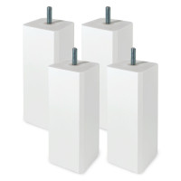 Lot de 4 pieds de sommier Carrés - margot