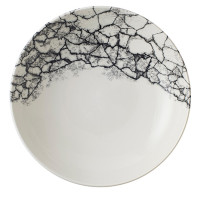 Lot de 6 assiettes plates COLLECTION KINTSUGI ACCENTS QUARTZ BLACK - CHURCHILL