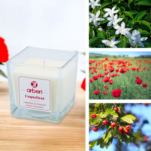 Bougie parfumée COQUELICOT - Arberi