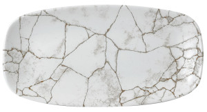 Plat oblong - Collection Kintsugi Agate Grey - Churchill