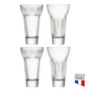 Coffret de 4 verres à pastis CALANQUES - La Rochère