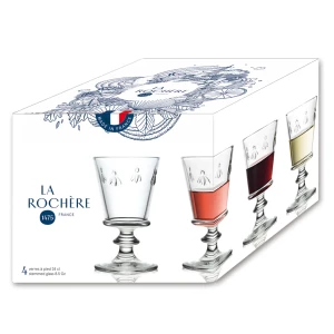 Coffret de 4 verres à vin ABEILLE - La Rochère