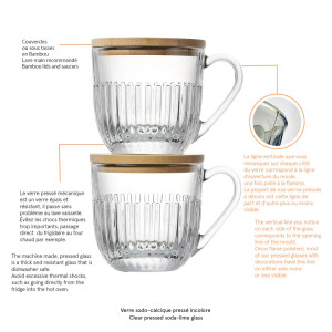 Coffret 2 tasses 25cl Ouessant - La Rochère