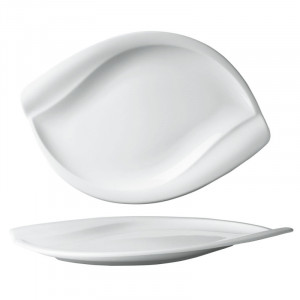 Assiette en porcelaine LEAF - MATFER